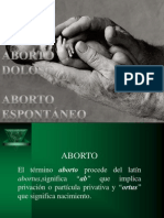 ABORTO. MAESTRIA