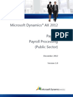 AX 2012 Payroll Processing