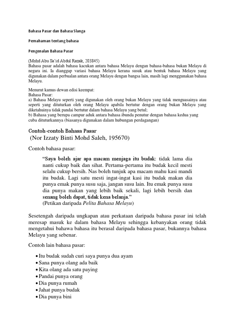 Penggunaan Bahasa Pasar, Slanga dan Manglish dalam Kandungan Pemasaran AI