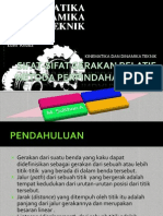 Sifat-sifat Gerakan Relatif,