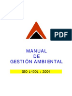 Manual Gestion Ambiental ISO 14001 Del 2004