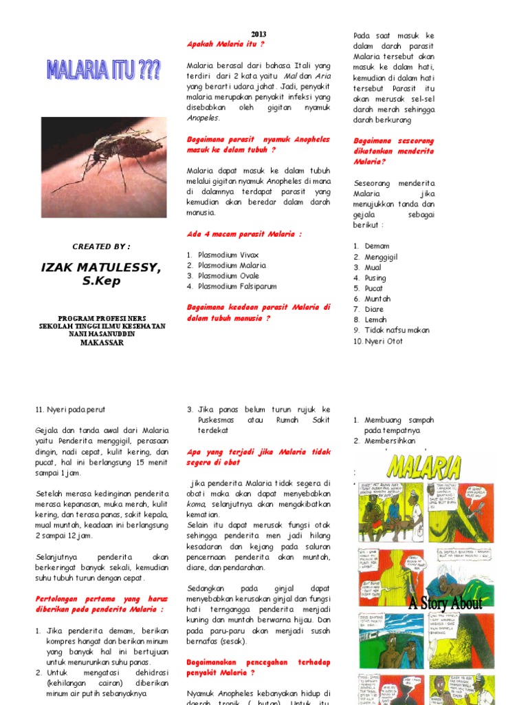 27++ Contoh brosur malaria ideas
