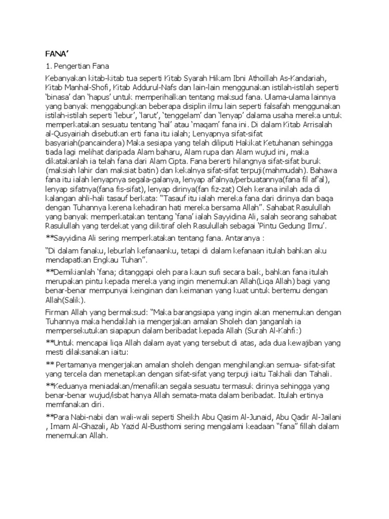 Fana | PDF