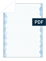 Writing Paper Template