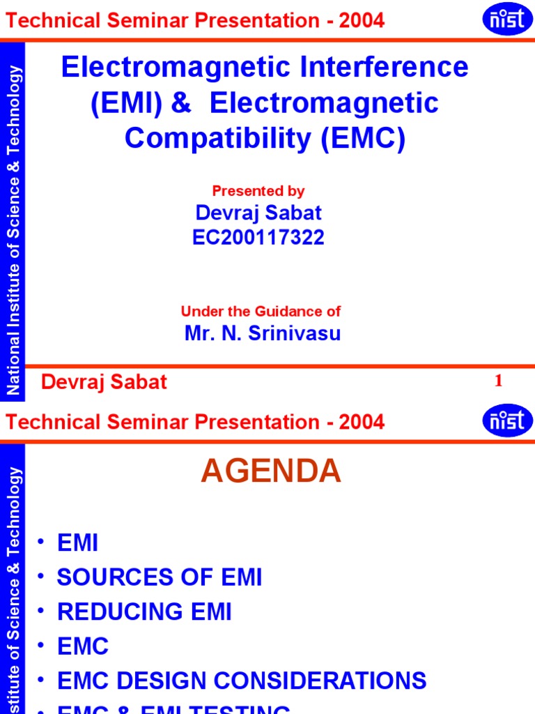 An Introduction to Electromagnetic Interference (EMI), Electromagnetic ...