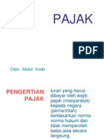 Definisi Pengertian Pajak