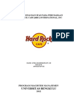 Analisis Efas Dan Ifas Hard Rock Cafe