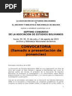 Convocatoria Aeb2013sucre Llamado a Ponencias (2)