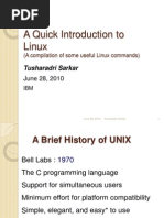 A Quick Introduction To Linux