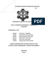 Monografia Sistema de Seguridad y Control via Telefono 2012-II