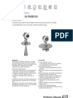 FichaTecnica, Micropilot M FMR250TI00390FEN