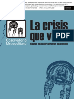 La Crisis Que Viene