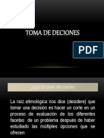 Toma de Desiciones