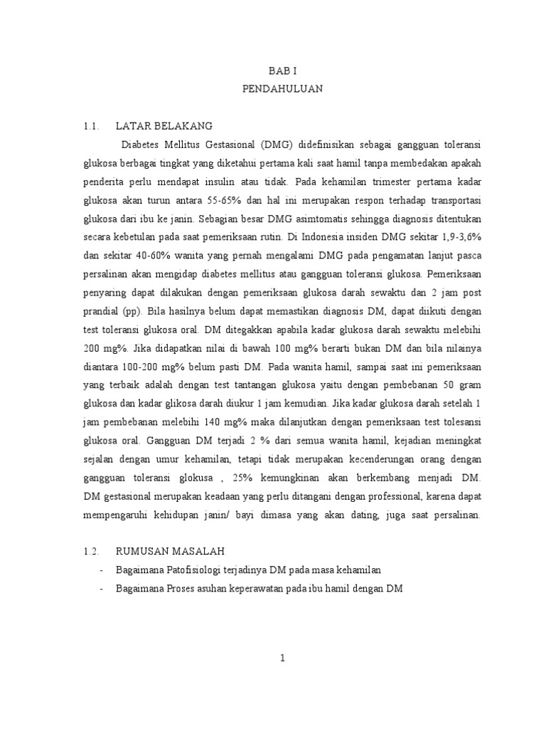 Diabetes Militus Pada Masa Kehamilan