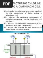 11.3.Manufacturing Chlorine Using a Diaphragm and a Membrane