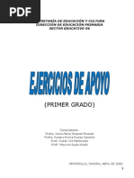 Ejercicios de Apoyo Primer Grado PDF