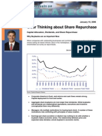 Clear Thinking About Share Repurchase_Legg Mason Capital Management