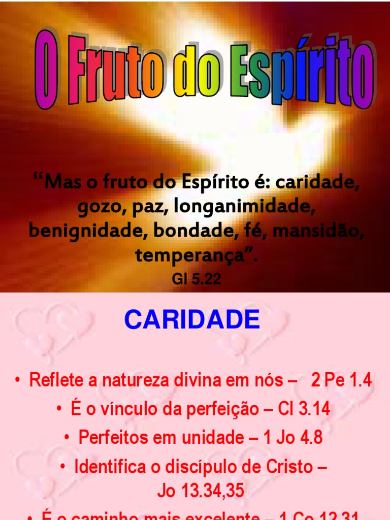 Significados Das Horas, PDF, Fruto do Espírito Santo