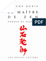 Claude Durix - Le Maitre de Zen
