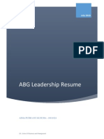 Resume ABG Leadership