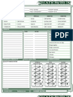 Shadowrun 4 Interactive Character Sheet