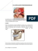 Los trastornos de los músculos y la articulación temporomandibular