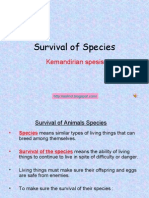 Download Survival of Species y5 by Shah Ahmad SN15182055 doc pdf