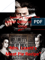 A Delicious Movie: Sweeney Tood, The Demon Barber of Fleet Street