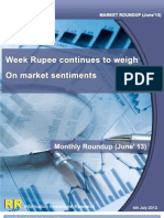 Week Rupee Continues to Weigh on Market Sentiments