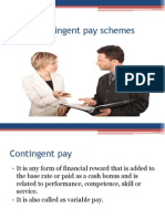 Contingent Pay Schemes