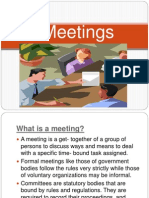 Business- Group Meetings
