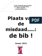 Plaats Van de Misdaad (Boeken) : de Bib!