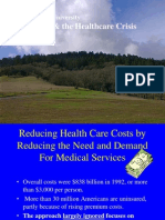 Prevention & The Healthcare Crisis 2004: Sonoma State University