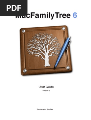 Mac Family Tree User Guide