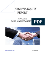 Research Via Equity: Daily Market Analysis