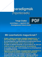 Varga Csaba - Új Paradigmák - Metaelméleti Konferencia