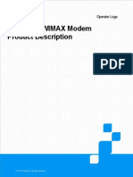ZTE IX350 WIMAX Modem Product Description100715