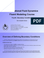 CFD Fluent Modeling Course Boundary Conditions