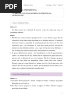 Sociologia - 1º Ano Vol3