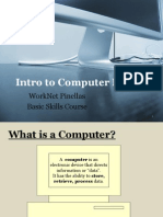 Intro To Computer Basics: Worknet Pinellas Basic Skills Course