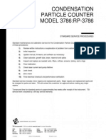 Condensation Particle Counter MODEL 3786:RP-3786: Standard Service Procedures