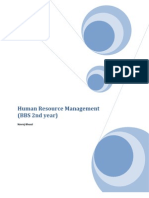 Download Human Resource Management BBS 2nd Year TUpdf by navbhusal SN151917710 doc pdf