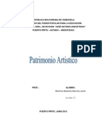 Patrimonio Artistico