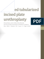 Modified Tubularized Incised Plate Urethroplasty