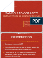 Radiología en Traumatismo de Dientes Temporales