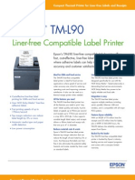 Epson TM-L90 Liner-Free Compatible Label Printer Brochure