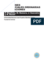 Ecuaciones Diferenciales Orinarias y Aplicaciones