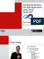 Developing Windows and Web Applications Using Visual: Peter Gfader