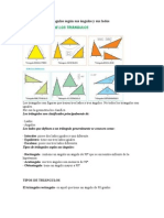 Clasificación de Triángulos Según Sus Ángulos y Sus Lados