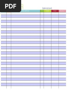 Checkbook Register